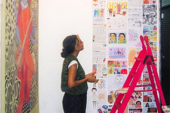 ​NTS host anu launches art exhibition in London, I wanna see all my friends at once
