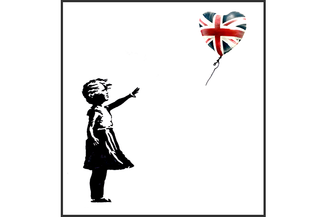 Banksy is offering free art to people voting against the Tories