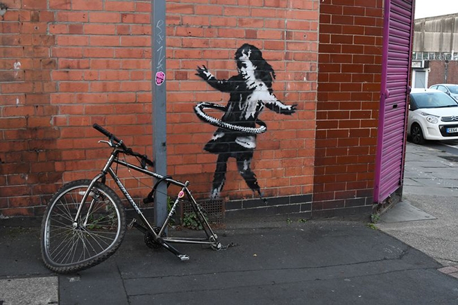 A Banksy artwork has been removed and people aren't happy