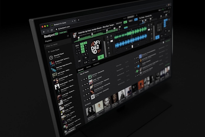 Beatport DJ allows you to mix tunes on your internet browser