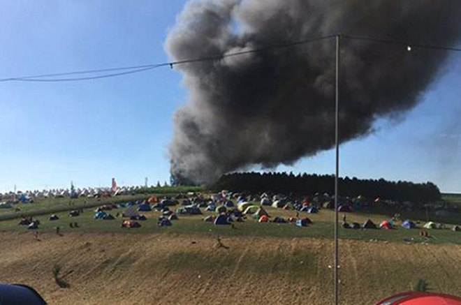 BoomTown Festival evacuates campsite following a car park fire