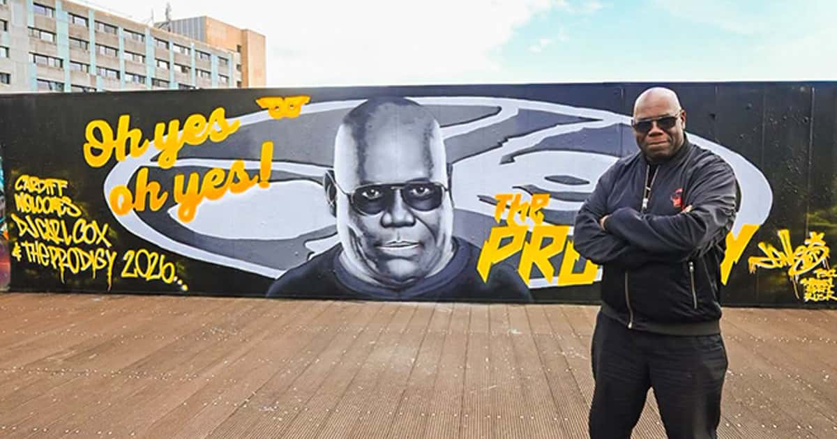 Prodigy Mural Rapper Carl Cox honoured with mural in Cardiff ahead of The Prodigy tour leg ...