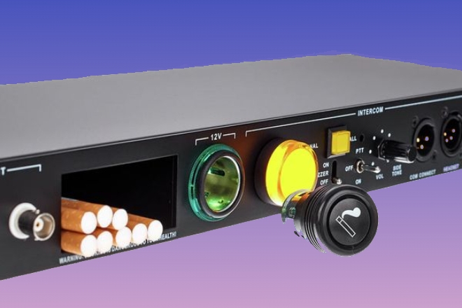 Relaunched Axxent MS-100 intercom station comes with built-in cigarette holder
