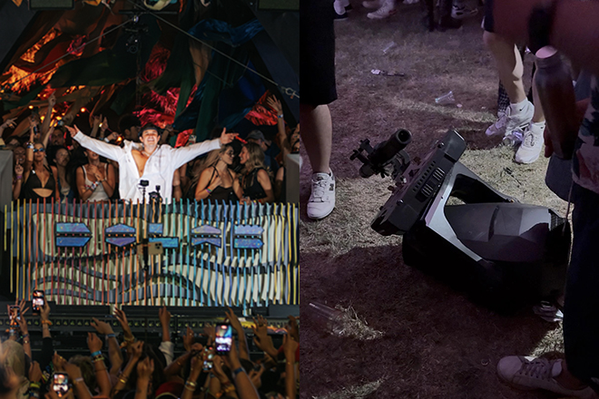 Coachella’s Do LaB dance stage closes after falling light reportedly injures crowd member