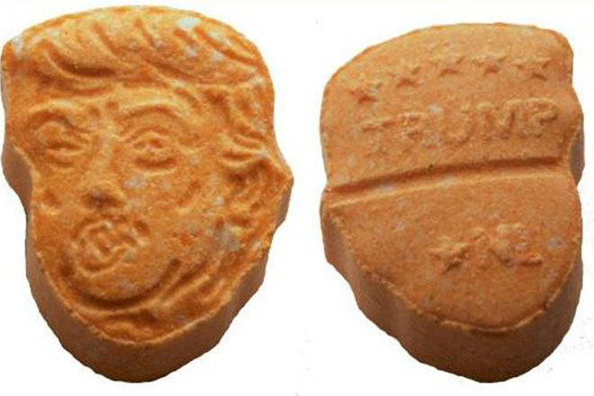 5000 Donald Trump ecstasy pills were seized in Germany