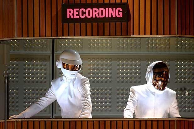 Detailed photos of Daft Punk's Grammys set