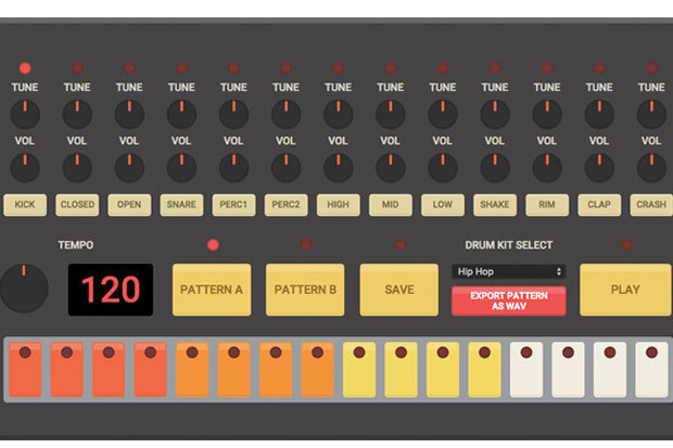 Create and save your own drum loops
