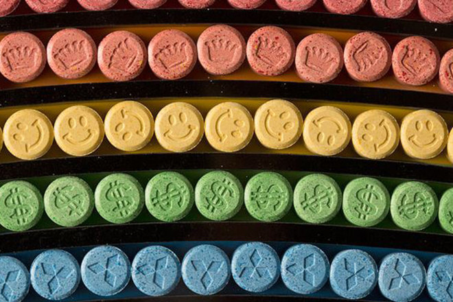 Less than 40 percent of pills bought in the UK actually contain MDMA