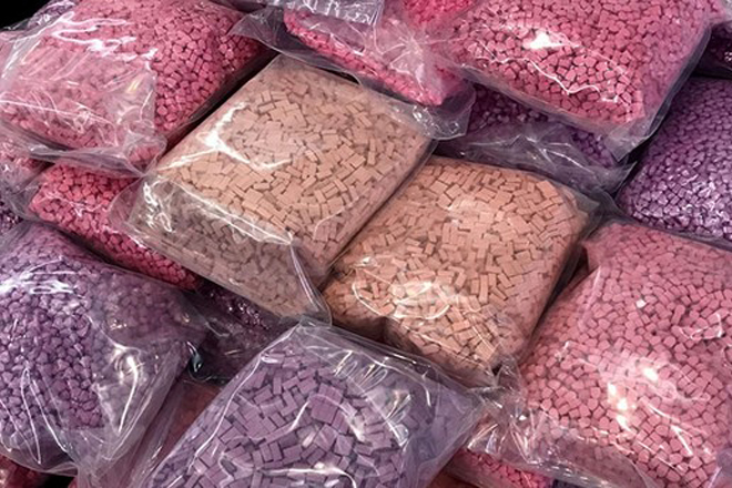 Turkish police have seized 2.55 million ecstasy pills