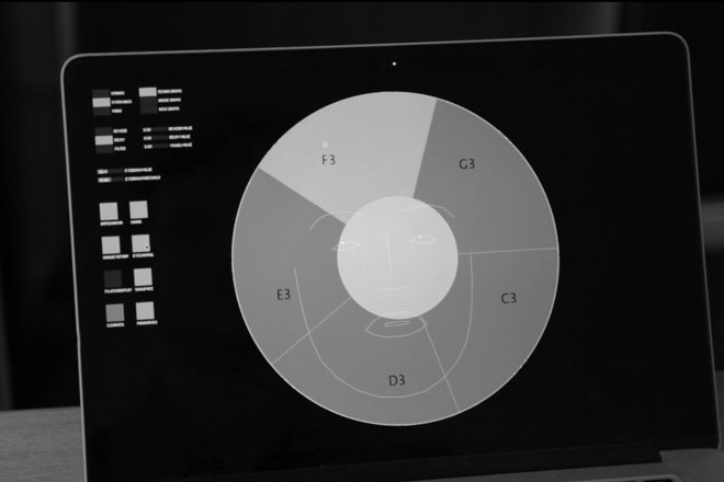This app lets you produce tunes with facial movements