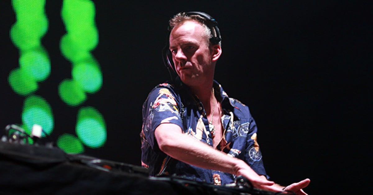 Capa editorial sem foto da The Clubber: Fatboy Slim revela que nunca recebeu cachê para tocar no Glastonbury Festival