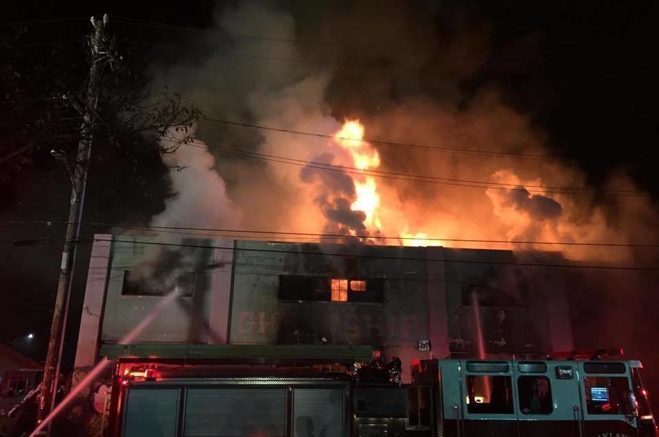 Fire at California warehouse party leaves 36 dead, search continues