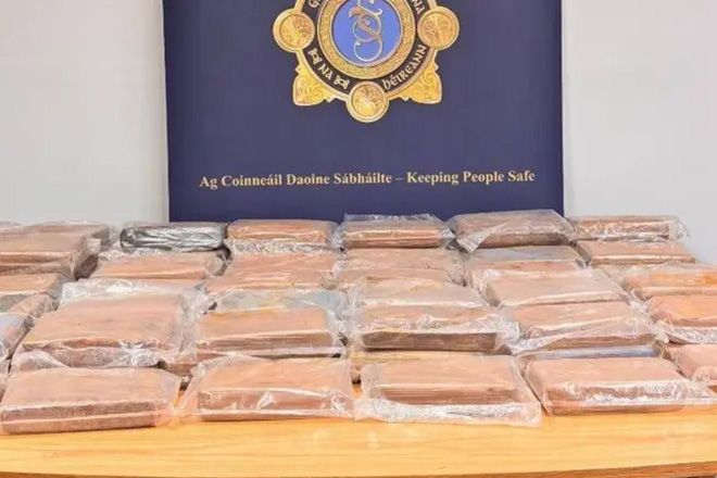 Over €5 million worth of cocaine seized in Ireland ahead of St. Patrick’s Day
