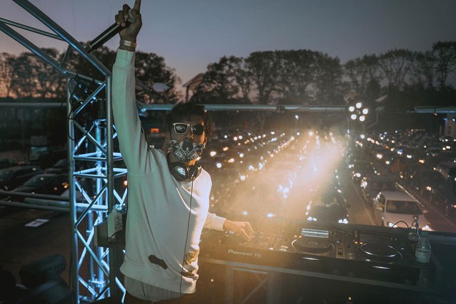 The world's first drive-in raves are being held in Germany