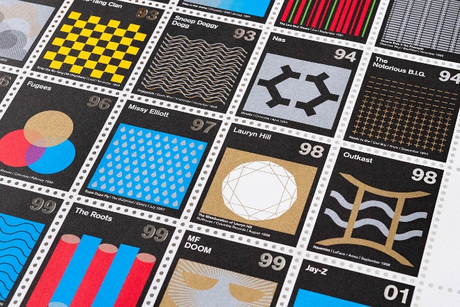 New print celebrates seminal hip hop albums from the past 40 years