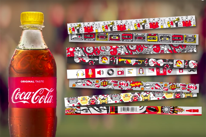 Coca-Cola creates bottle labels that turn into festival wristbands