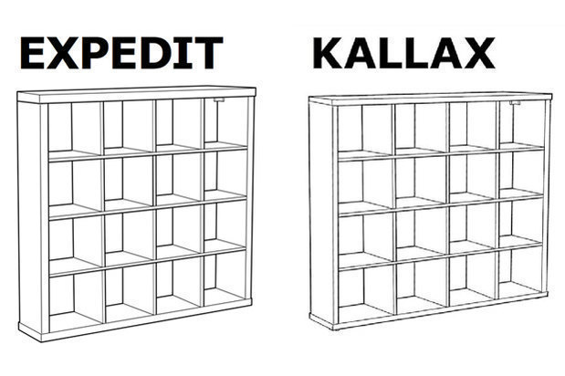 Ikea launches Expedit redesign to save on wood