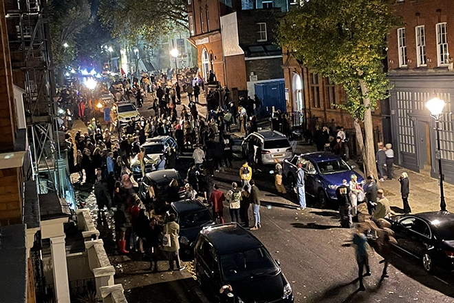 Illegal raves take place across England ahead of national lockdown