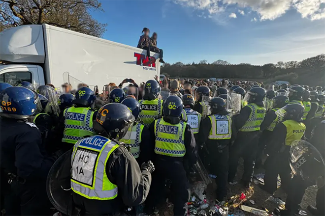 Police accused of “attacking” attendees at 2000-strong rave in Dorset