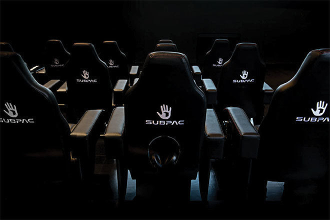 Wearable music technology SubPac will be integrated into a movie theater