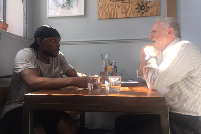 JME meets with Jeremy Corbyn to encourage people to vote