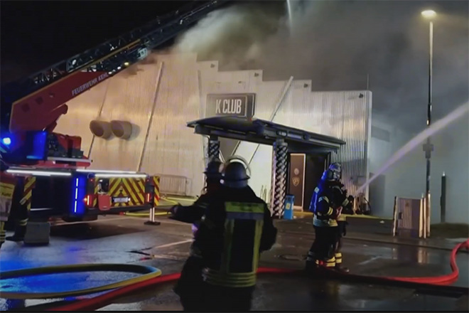 750 people evacuated after blaze rips through German nightclub