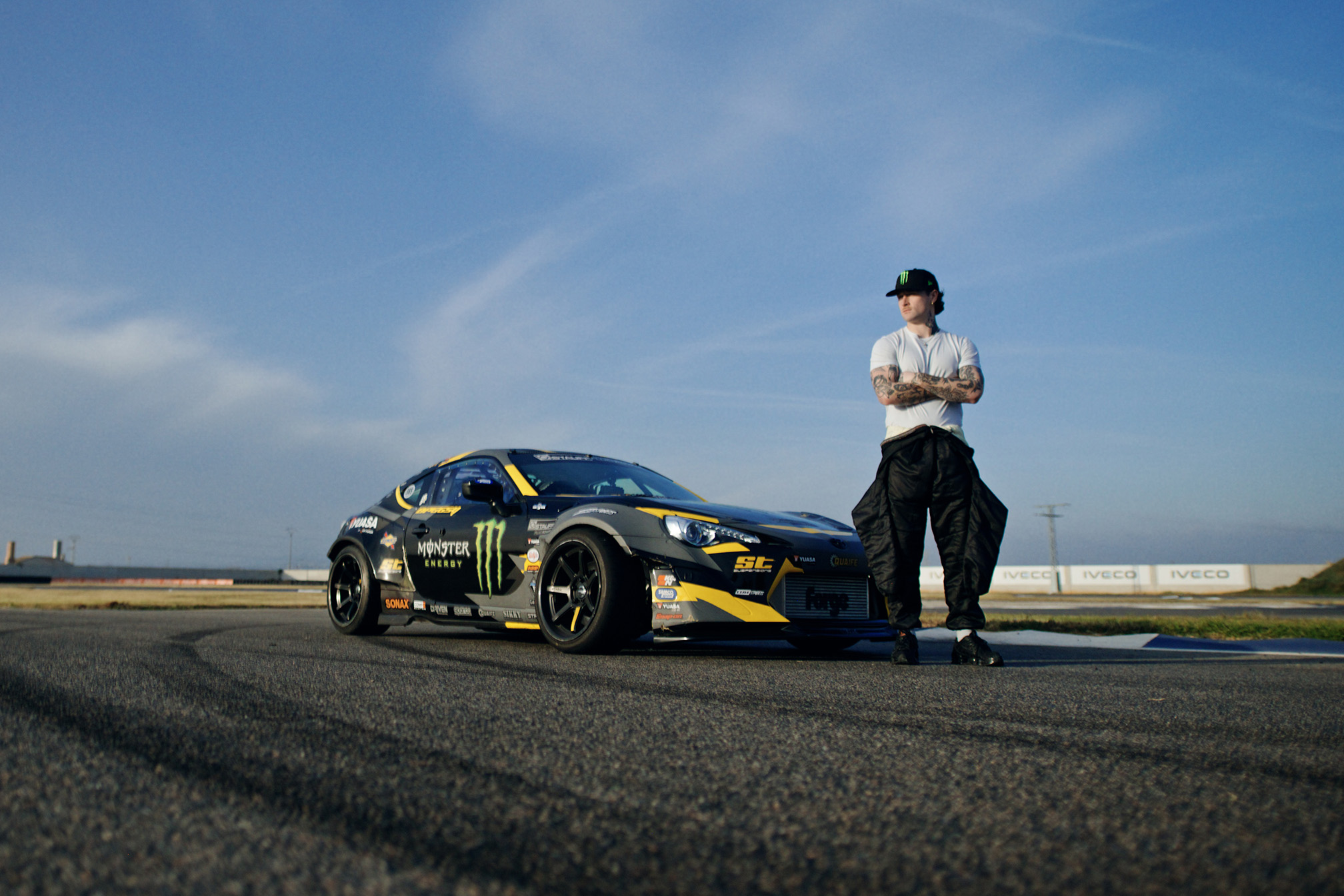 Watch Kettama make a track while drifting at over 100 MPH