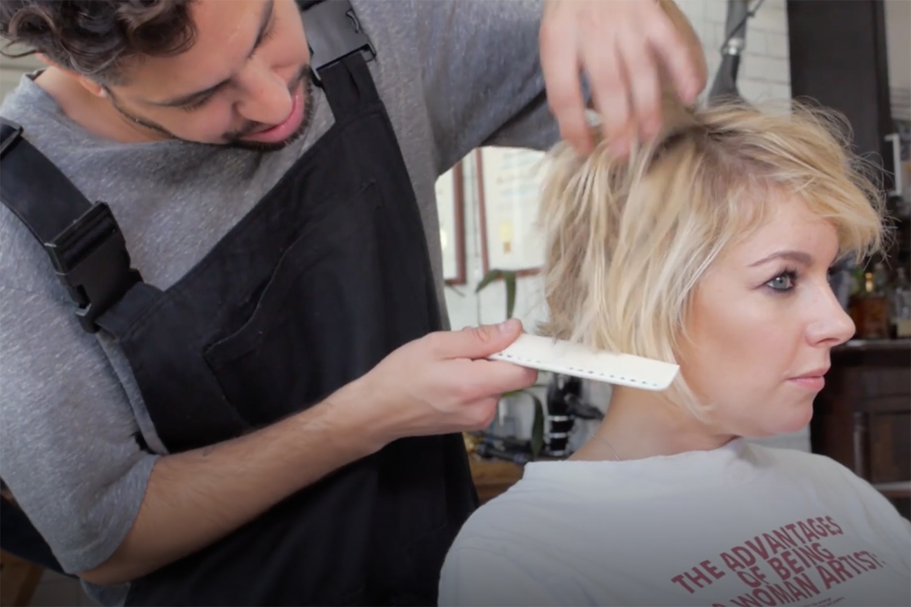 Little Boots kicks off the new interview-meets-haircut series 'OFF TOP' from Mixmag and WAV