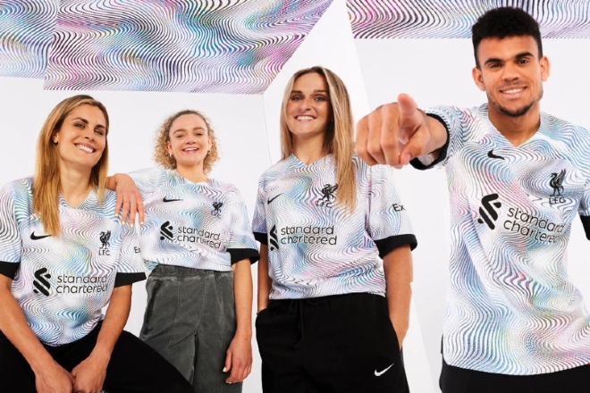 ​Liverpool F.C.'s new away kit pays homage to city's ‘90s dance music scene