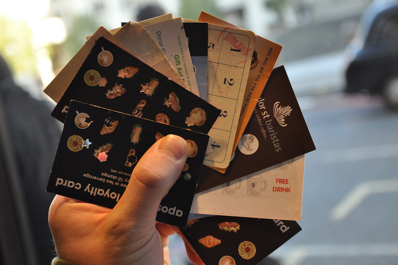 Drug dealers are now using loyalty cards similar to those from coffee shops