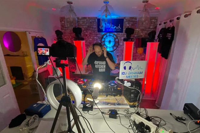 A DJ played for a mammoth 40 hours and raised £25k for charity