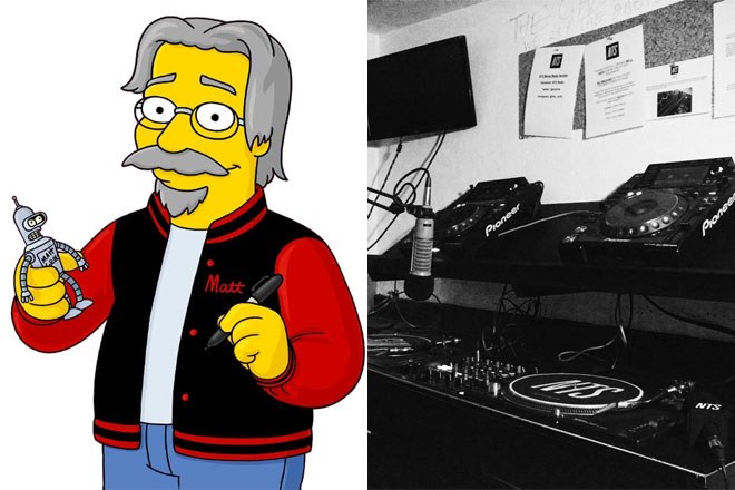 The Simpsons' Matt Groening is DJing on NTS and we're totally here for it