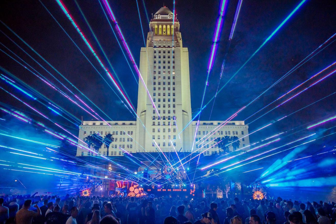 The Mayan Warrior brings their full art car back to Los Angeles