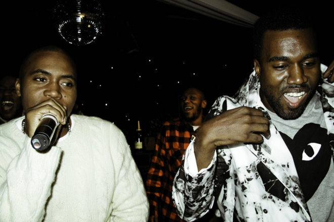 Kanye West has produced Nas' new album