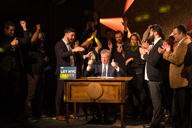 New York’s Cabaret Law has officially been repealed