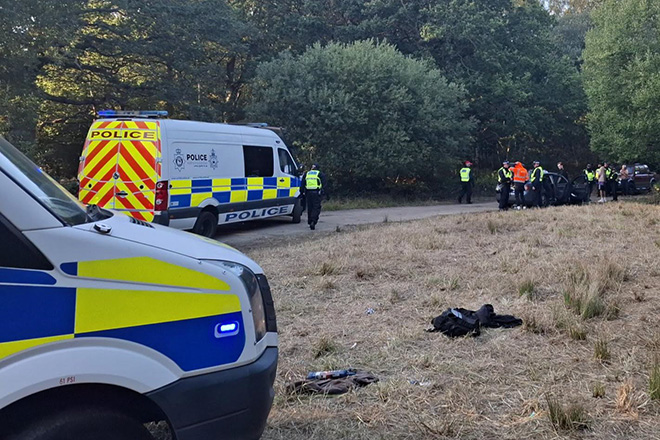 Seven arrested at illegal rave in sleepy Norfolk village Little Snoring