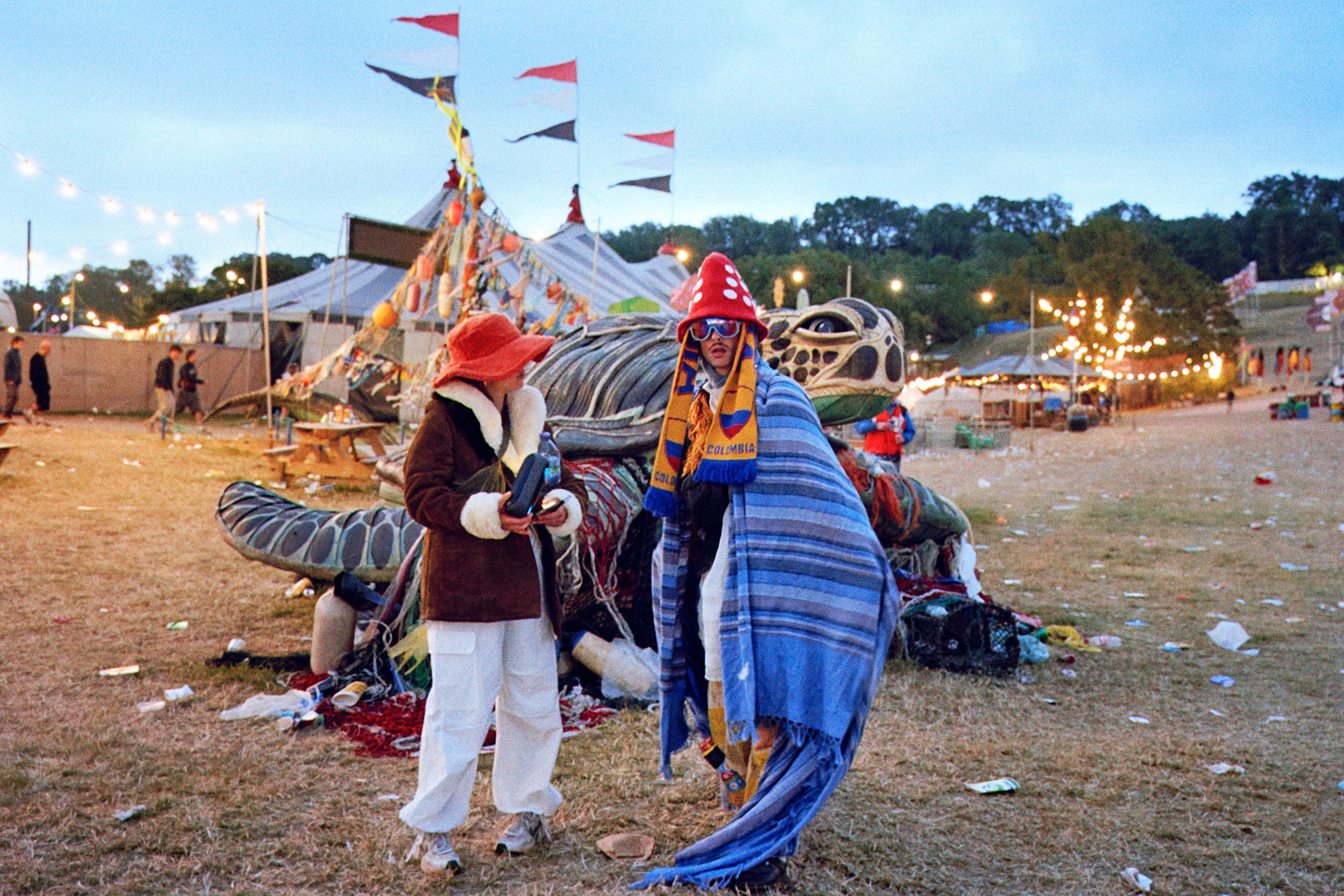 "Up all night": Inside the photobook documenting the giddy glee of Glastonbury at dawn