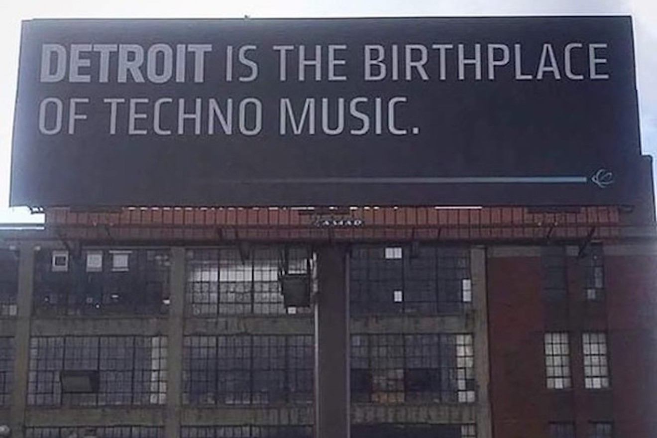 New billboard in Detroit reminds the public about the birthplace of techno