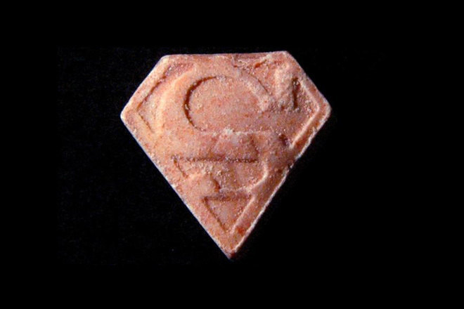 High alert issued for pink 'Superman' pills being sold as ecstasy