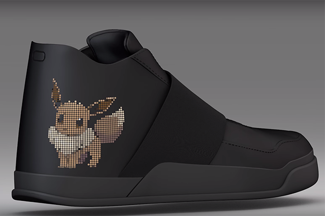 A company is designing shoes that vibrate when a Pokémon is near