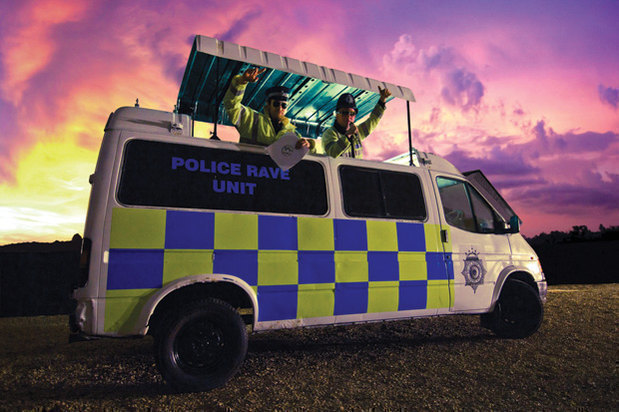 Police get 'witty' after cancelling rave in Northern Ireland
