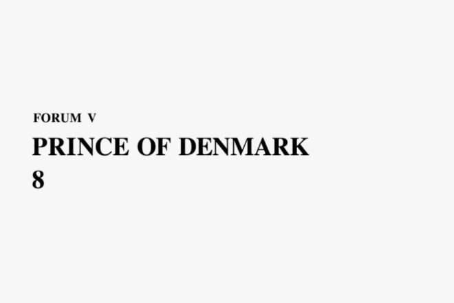 Prince Of Denmark announces new 23-track album