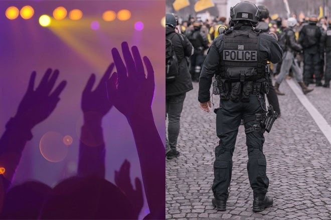 Police use water cannons on thousands of ravers who attend hoax April Fool's rave