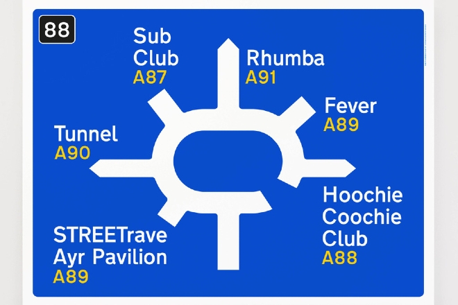 You can now buy "road maps" marking iconic acid house epicentres