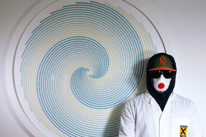 This artwork made out of 4000 ecstasy pills could be yours