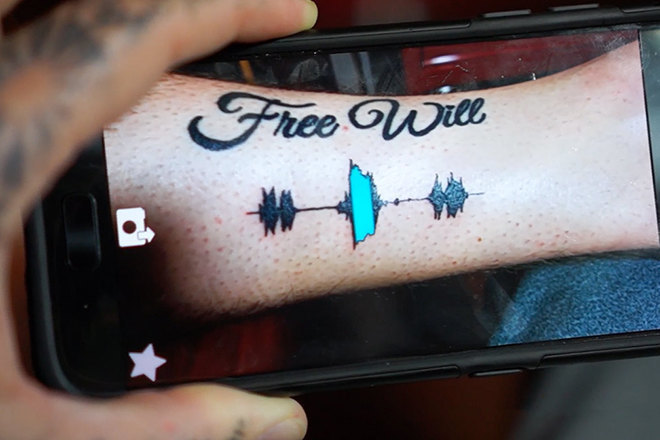 Skin Motion has designed tattoos that can play audio files
