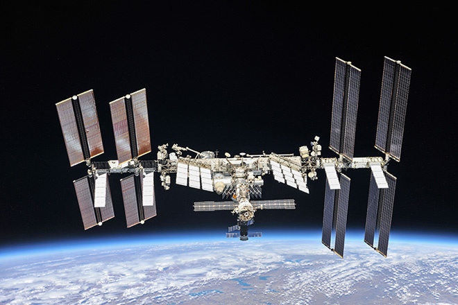 Italian astronaut Luca Parmitano has become the first person to DJ in space
