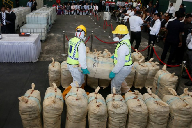 $108 million worth of cocaine has been seized in Sri Lanka