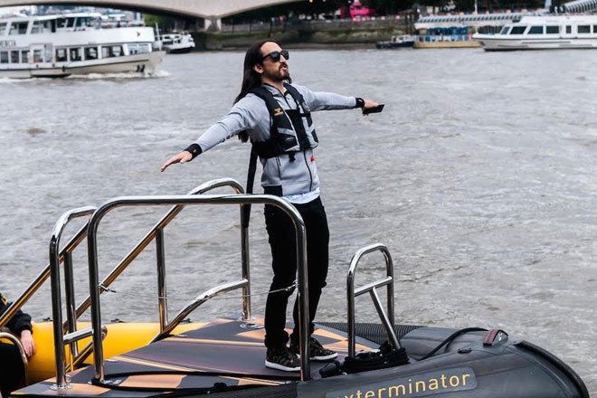 Steve Aoki explains why he remixed the Titanic theme