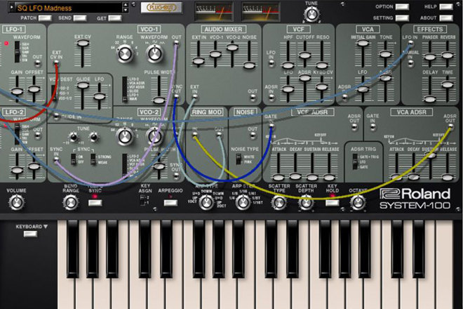 Roland reveals SYSTEM-100 plug-in for multiple systems